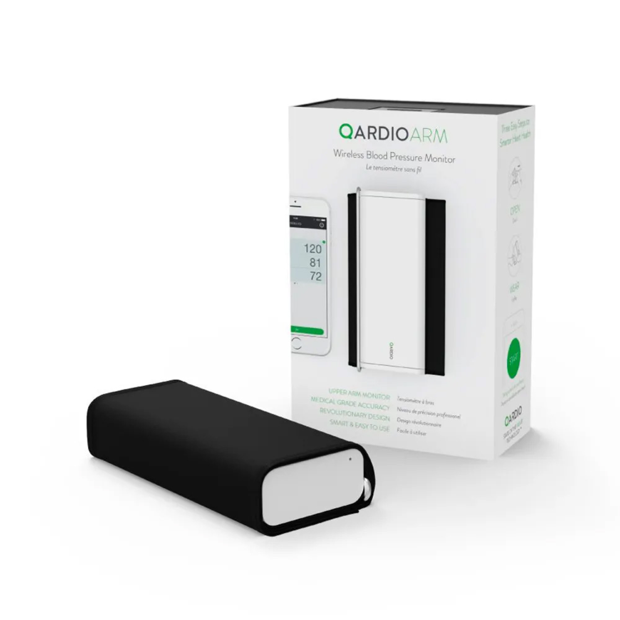 Розумний бездротовоий тонометр Qardio QardioArm Arctic White для iPhone | Android